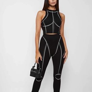 2 piece new with tags size small pants high waisted